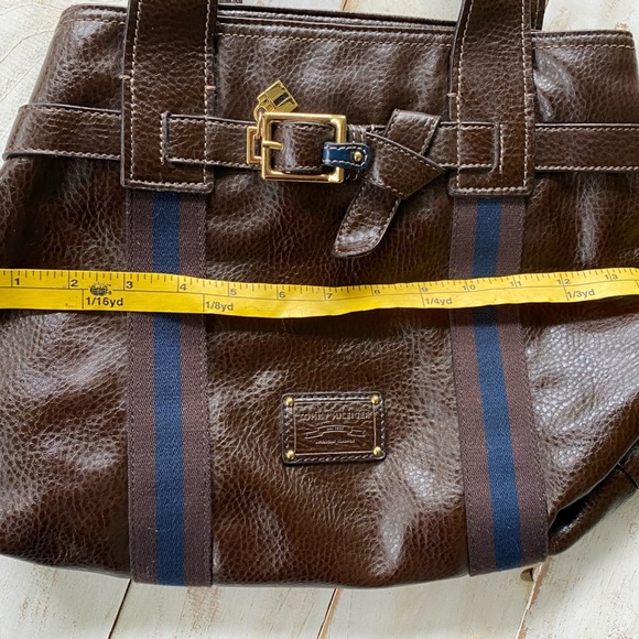 Tommy Hilfiger Y2K era faux leather purse NWOT dark brown shoulder bag vintage - Picture 12 of 15
